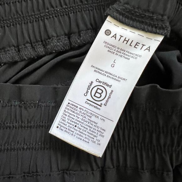 Athleta Women's Black Salutation Jogger Powervita High Waisted Legging Small - Picture 4 of 5